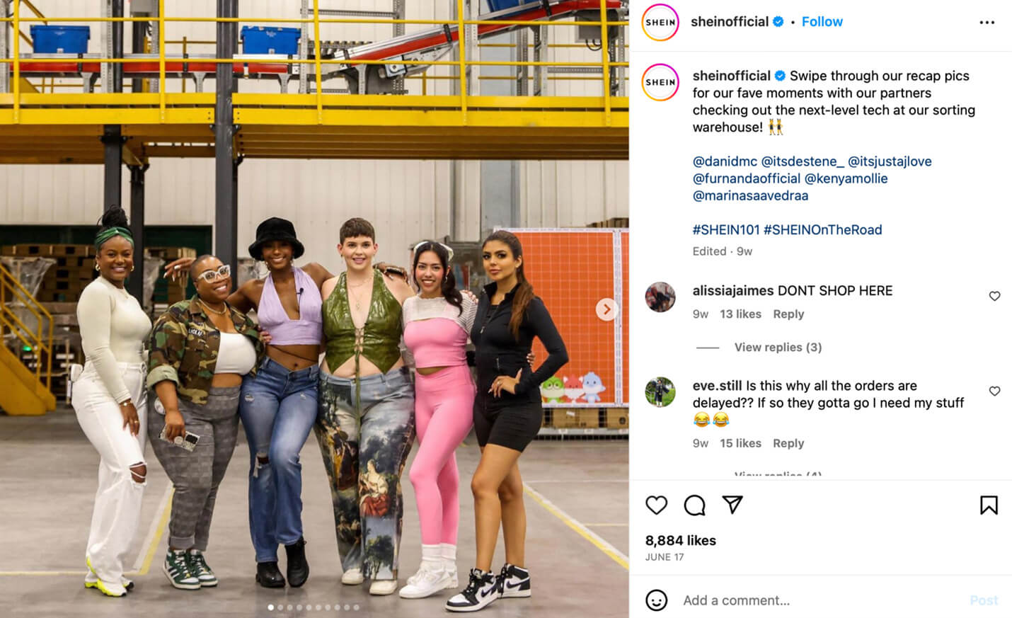 They weren't even sweating” - influencers criticised following