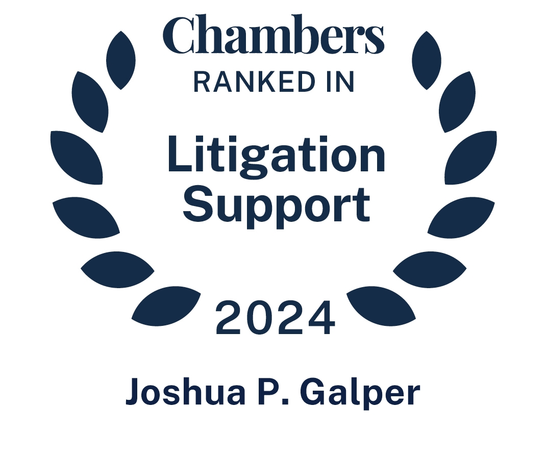 Ranked in Chambers Litigation Support 2024 – Joshua P. Galper